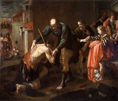 Regresso do Prodigal Son, c.1650 (óleo sobre tela) de Cornelis de Wael