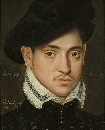 Retrato de um jovem de Cornelis de Zeeu