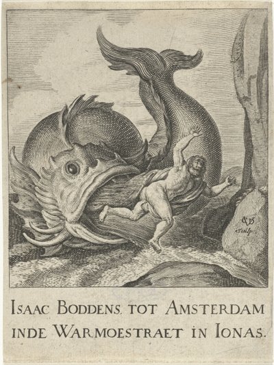 Jonas cuspido por baleia de Cornelis van Dalen (I)