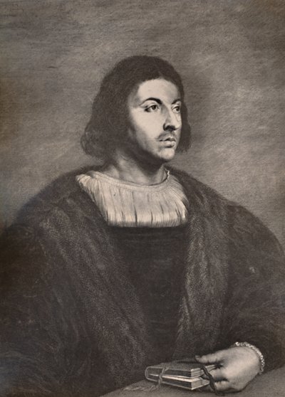 Giovanni Boccaccio, escritor italiano renascentista, poeta e humanista do século XVII 1894 de Cornelis van Dalen II