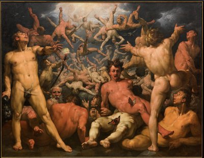 A Queda dos Titãs de Cornelis van Haarlem