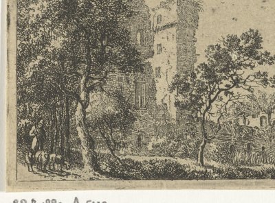 Ruínas do castelo de Haar de Cornelis van Hardenbergh