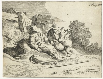 Vereadores à beira da estrada
Quatro paisagens (título da série) de Cornelis van Kittensteyn (attributed to)