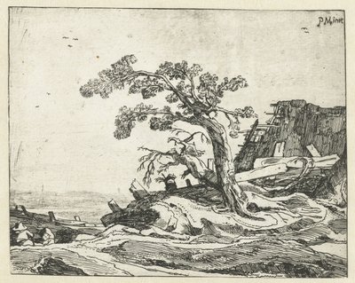 Paisagem com árvore
Quatro paisagens (título da série) de Cornelis van Kittensteyn (attributed to)