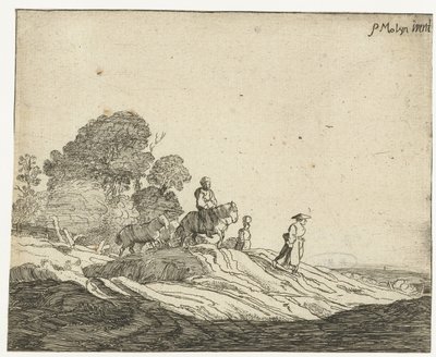 Paisagem com cavalos
Quatro paisagens (título da série) de Cornelis van Kittensteyn (attributed to)