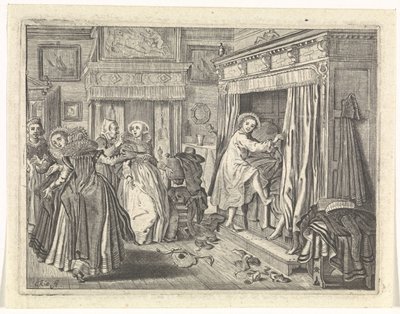 Cena de dormitório de Cornelis van Kittensteyn