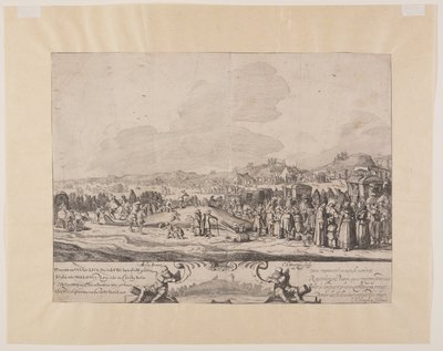 O Cachalot encalhado entre Noordwijk e Zandvoort de Cornelis van Kittensteyn