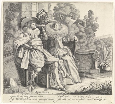 Visus / O Rosto
Cinco Sentidos (título da série) de Cornelis van Kittensteyn