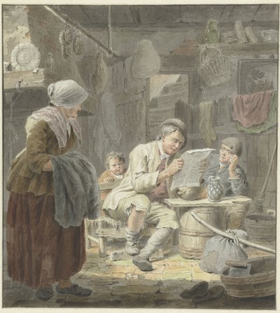 O leitor de jornal de Cornelis van Noorde