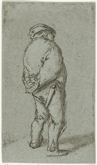 homem de pé de Cornelis van Noorde
