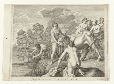 Xadrez de Júpiter Europa
Metamorfoses por Ovid (título da série) de Cornelis van Poelenburch (possibly)