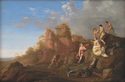 Diana e suas Ninfas de Cornelis van Poelenburch