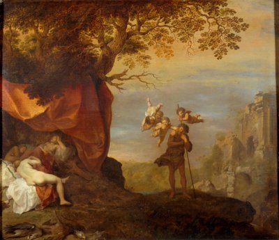 Cymon e Ifigênia, 1630-1640 de Cornelis van Poelenburgh or Poelenburch