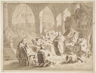 Cristo aos doze anos no templo de Cornelis van der Griendt