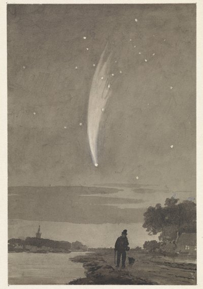 Cometa de Donati, 10 de outubro de 1858 de Cornelis van der Griendt