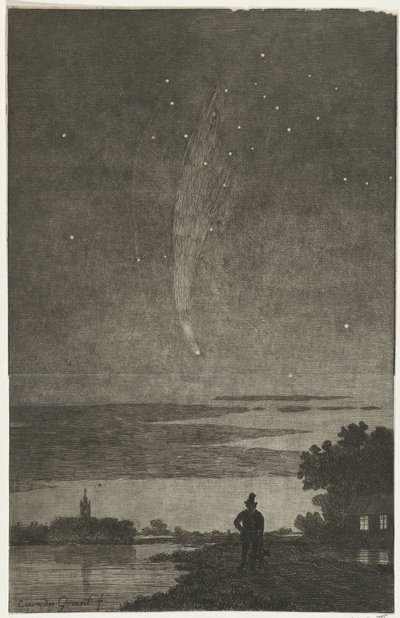 O cometa de Donati, 1858 de Cornelis van der Griendt