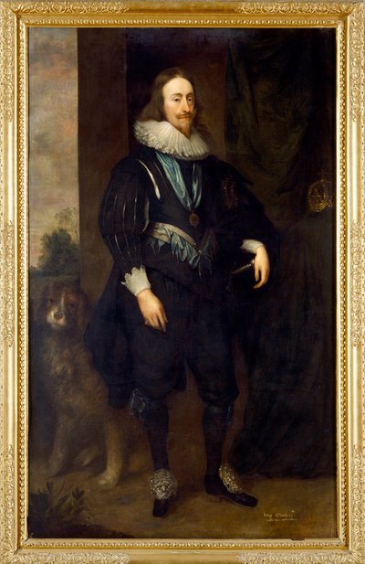 Charles I (óleo sobre tela) de Cornelius Janssen van Ceulen