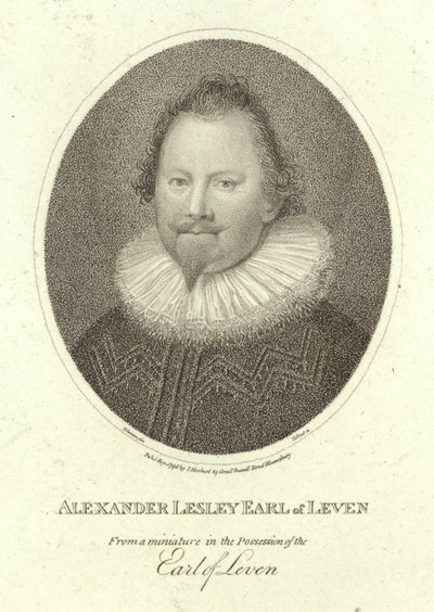 Retrato de Alexander Leslie, conde da vida de Cornelius Janssen van Ceulen