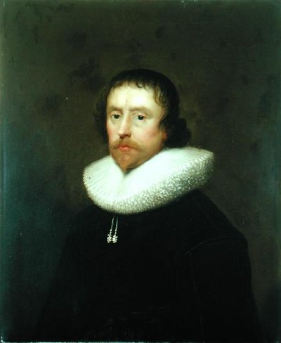 Retrato do Coronel Francis Hungate de Saxton, c.1640 (óleo sobre tela) de Cornelius Janssen van Ceulen
