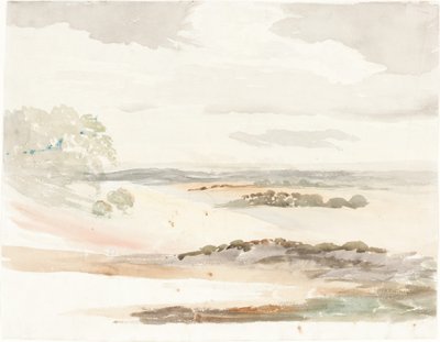 Uma visão ampla em Shropshire de Cornelius Varley