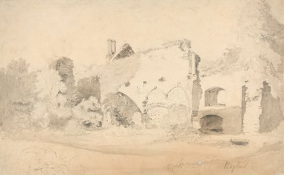 Castelo de Raglan de Cornelius Varley