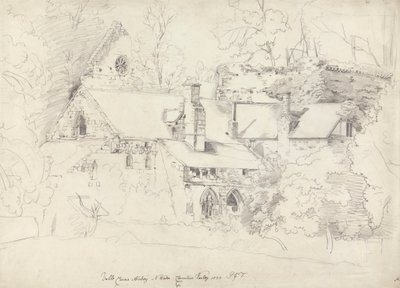 Abadia de Valle Crucis, Denbighshire de Cornelius Varley