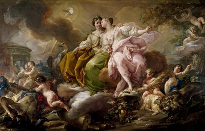 Alegoria de Justiça e Paz de Corrado Giaquinto