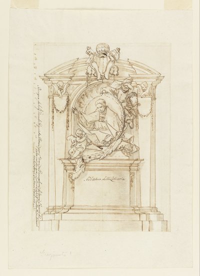 Projeto de um monumento de Corrado Giaquinto