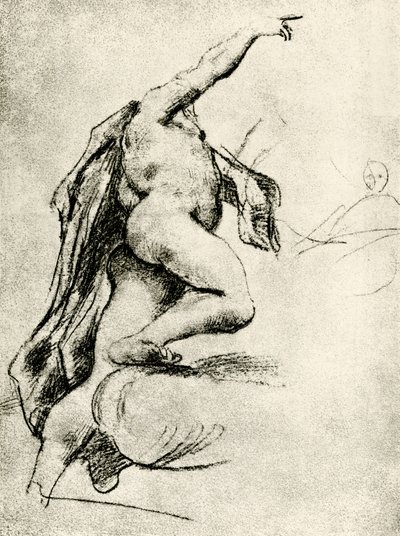 Estudo de movimento de Antonio da Correggio