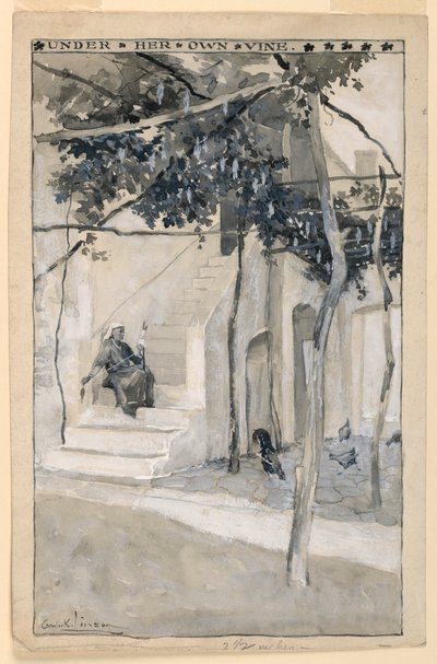 Under Her Own Vine, Ilustração para "Modern Athens" de Corwin Knapp Linson