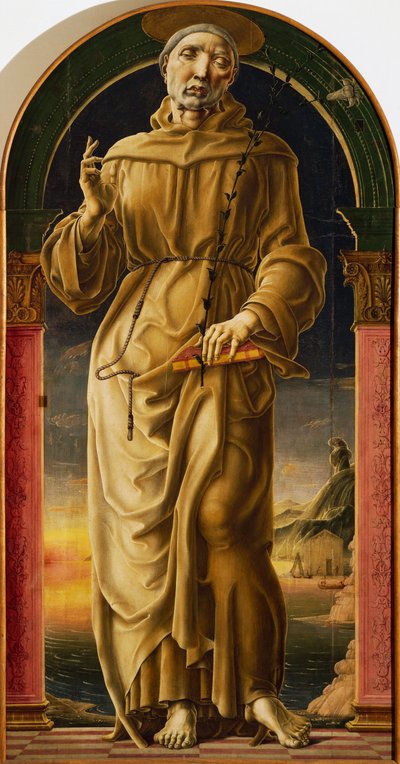 Santo Antônio, de Cosme Tura (ca. 1430-1495), pintura. de Cosimo Tura