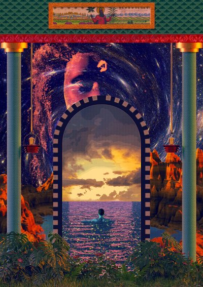 Portal do Pôr-do-Sol Místico de CosmoZach