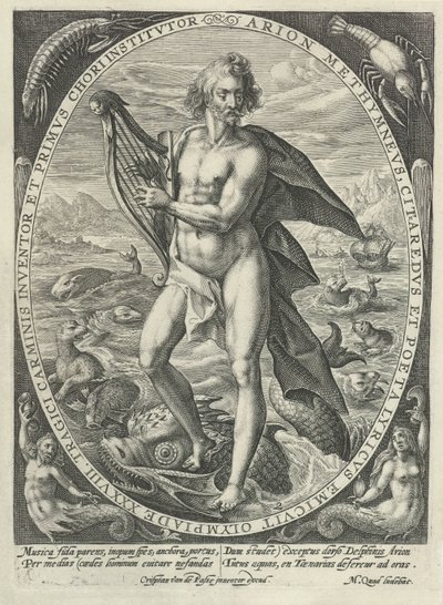 Arion: o elemento água
De vier elementen (título da série)
4. Principes Musicæ (título da série) de Crispijn van de Passe (I)