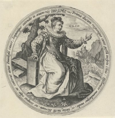 Clio
As nove musas (título da série) de Crispijn van de Passe (I)