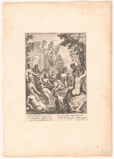 Diana em Callisto de Crispijn van de Passe (I)