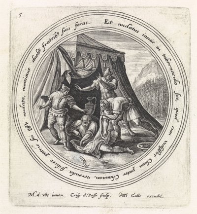 A embriaguez de Noé História de Noé (título da série) de Crispijn van de Passe (I)