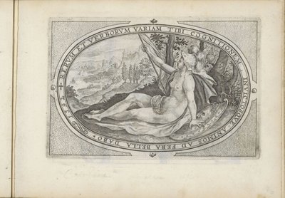 Minerva Deuses e Deusas Envolvidos no Julgamento de Paris (título da série) de Crispijn van de Passe (I)