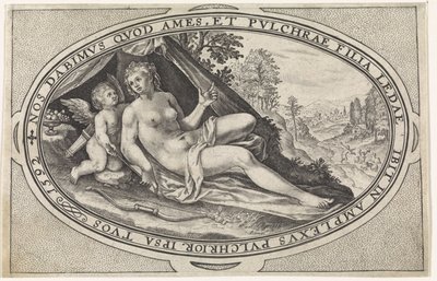 Vénus
Deuses e deusas envolvidas no julgamento de Paris (título da série) de Crispijn van de Passe (I)