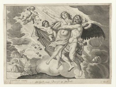 Boreas raptam Oreithyia de Crispijn van de Passe (II) (possibly)