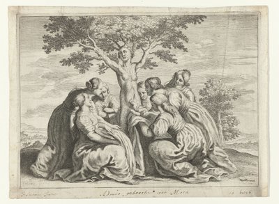 Nascimento de Adónis
Metamorfoses por Ovid (título da série) de Crispijn van de Passe (II) (workshop of)