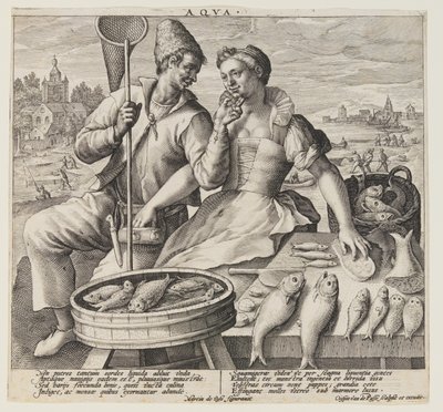 Aqua (Água), de Os Elementos de Crispijn van de Passe I