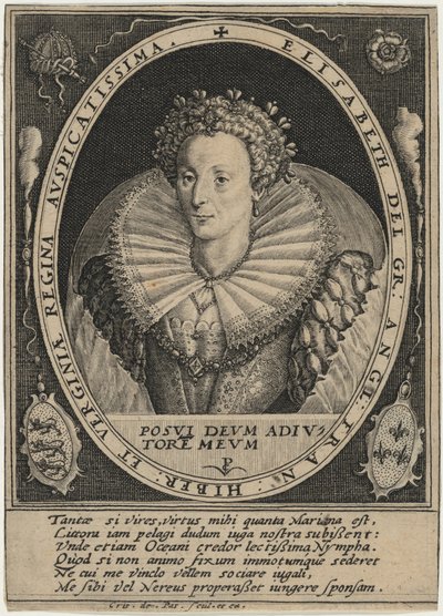 Isabel, Rainha de Inglaterra de Crispijn van de Passe I