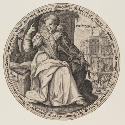 Erato, de As Musas de Crispijn van de Passe I