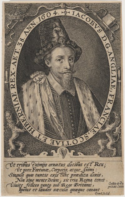 Jaime I, rei de Inglaterra de Crispijn van de Passe I