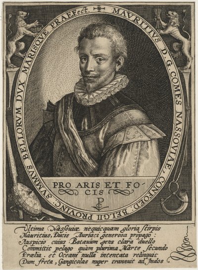 Maurício de Nassau, príncipe de Orange de Crispijn van de Passe I