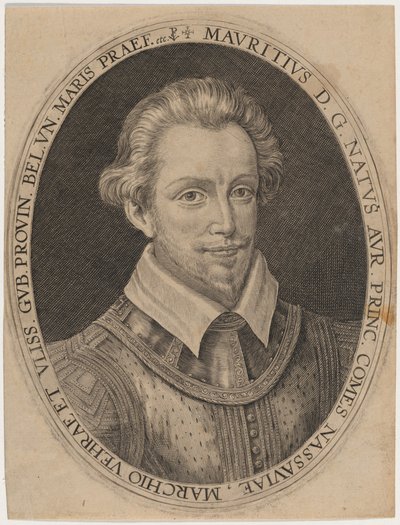 Maurício de Nassau, príncipe de Orange de Crispijn van de Passe I