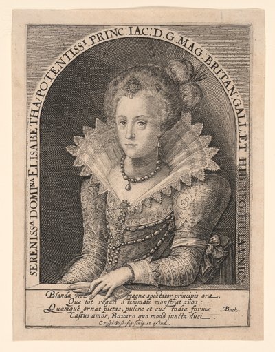 Princesa Isabel Stuart de Crispijn van de Passe I