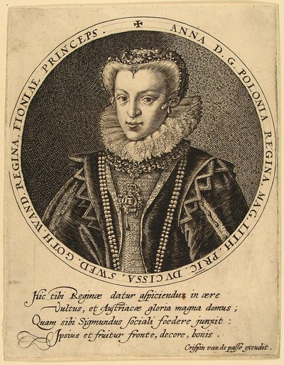 Anna Catherine Constance Vasa da Polônia 1619-1651 de Crispijn van de Passe the Elder
