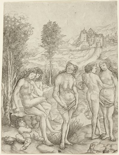 Alegoria da Inveja de Cristofano Robetta