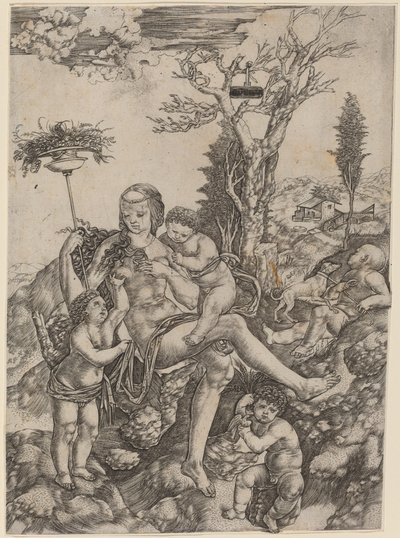 Alegoria da Mãe Terra de Cristofano Robetta